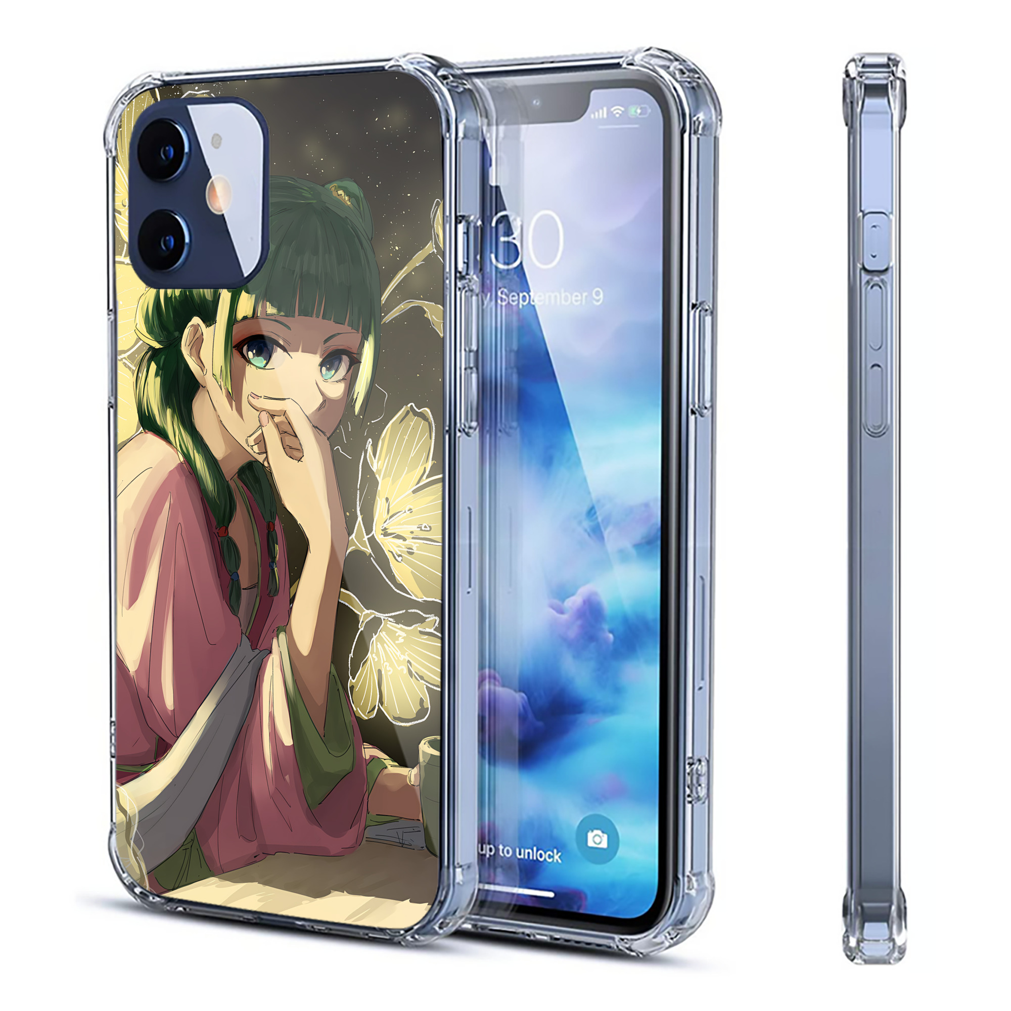 （画像用） 薬屋のひとりごと The Apothecary Diaries 【iPhone 12シリーズ対応】透明スマホケース（クリアソフトケース）